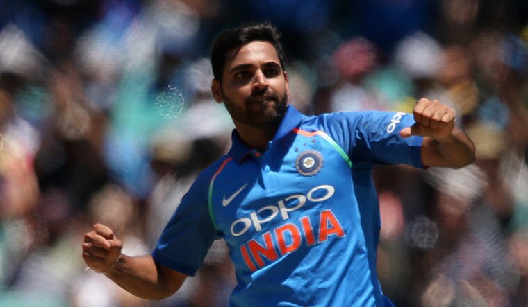 [File] Bhuvneshwar Kumar will begin his rehabilitation at the NCA after his return to India | AP