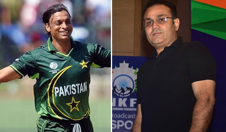 Have more money than you have hair: Shoaib Akhtar takes dig at Sehwag