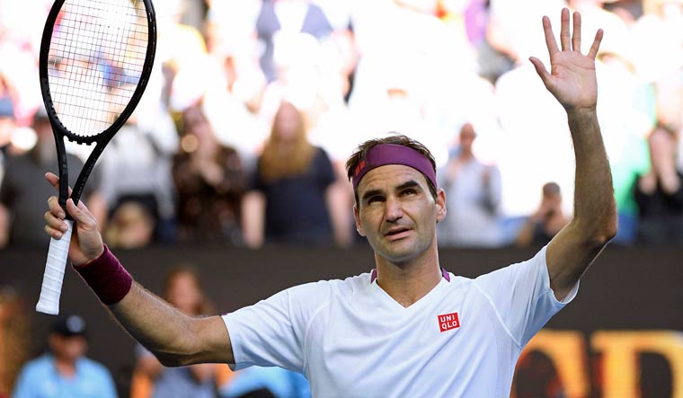 Aus Open: Federer saves seven match points to beat Sandgren, reaches semis