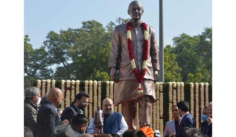 Arun Jaitley’s life-size statue was made by renowned sculptor Ram Sutar, the man behind the iconic Statue of Unity in Gujarat | Arvind Jain