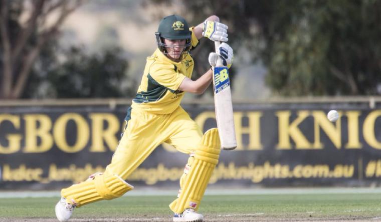 Australian cricketer Austin Waugh | via Twitter