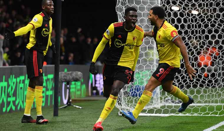 Ismaila Sarr’s double helps Watford end Liverpool’s unbeaten season