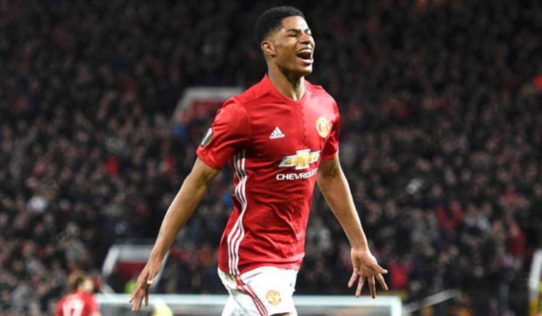 [File] Manchester United forward Marcus Rashford | AFP