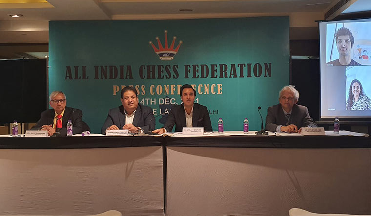 The All India Chess Federation announcing the league | AICF Twitter