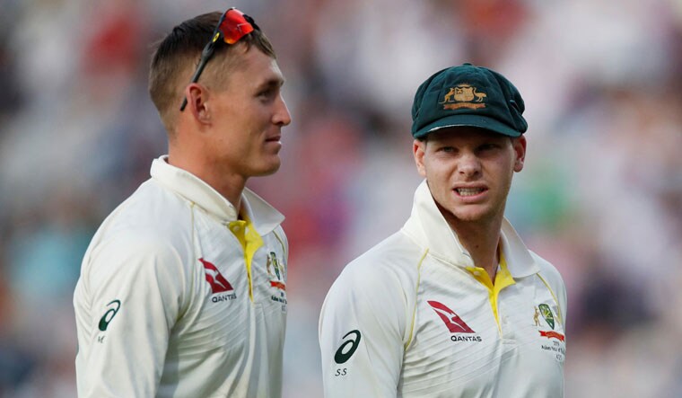 (File) Marnus Labuschagne (left) and Steve Smith | Reuters