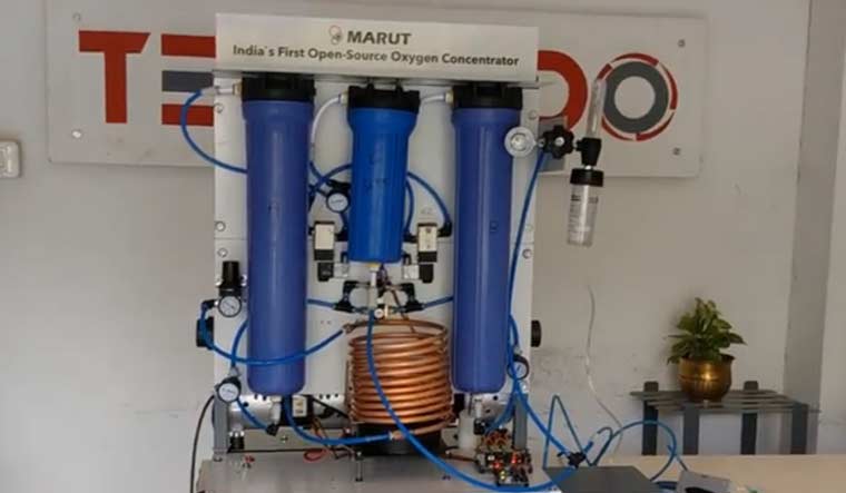 The Marut oxygen concentrator 