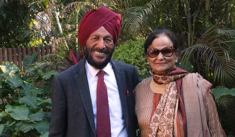 Milkha Singh and his wife Nirmal Kaur [File pic]