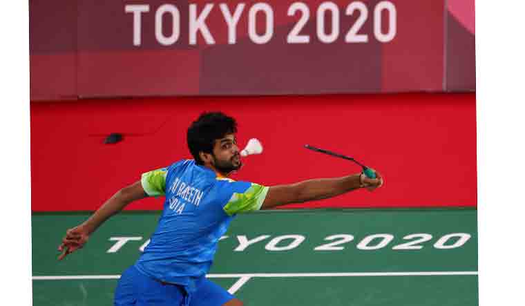 Sai Praneeth in action | Reuters
