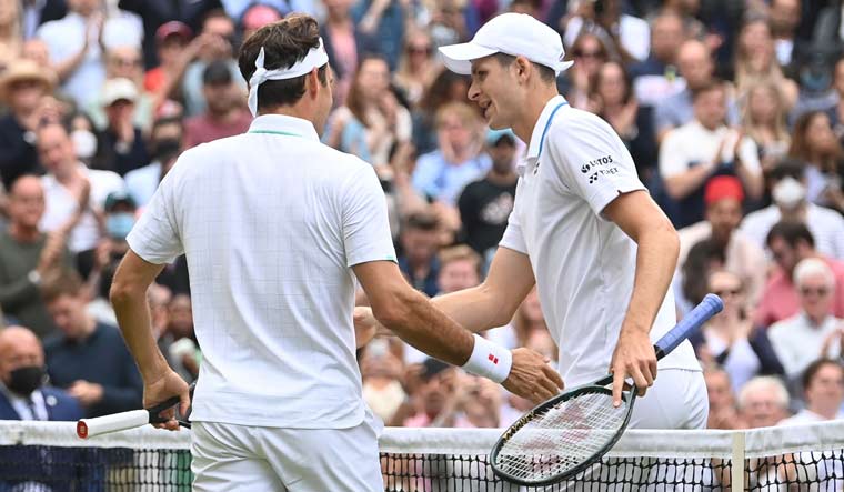 Wimbledon: Hurkacz shocks 'idol' Federer in quarterfinals ...