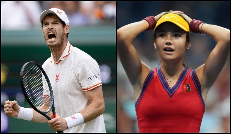 Collage of Andy Murray and Emma Raducanu | Twitter