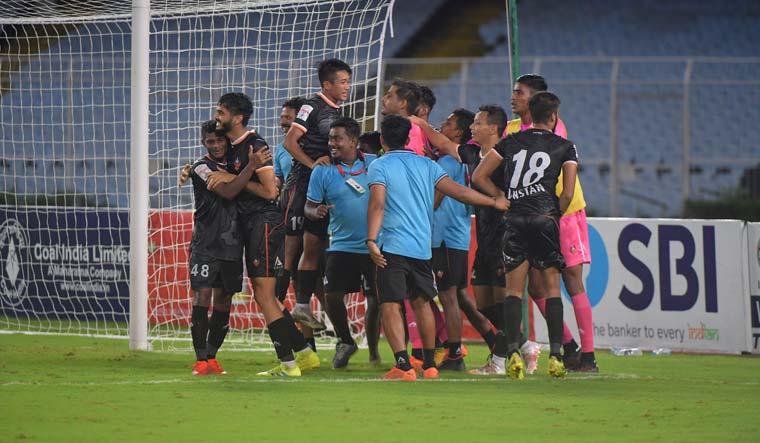 FC Goa players celebrate their win over Bengaluru FC