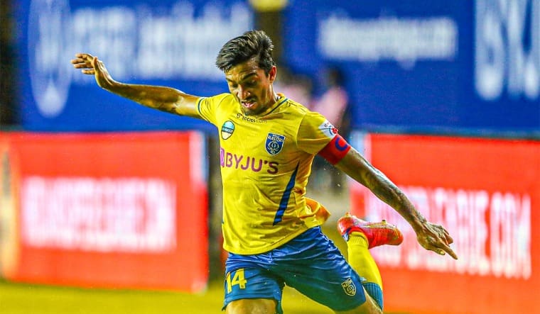 [File] Kerala Blasters captain Jessel Carneiro | KBFC Media