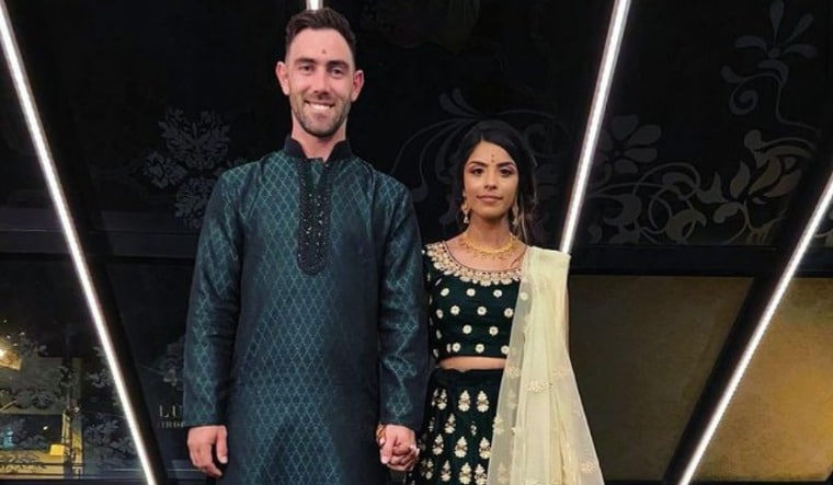 [File] Glenn Maxwell and Vini Raman | Instagram