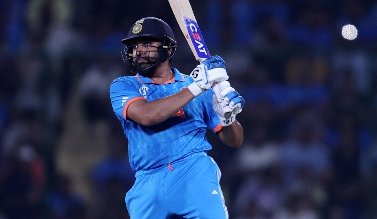 Rohit Sharma in action against Afghanistan | Reuters