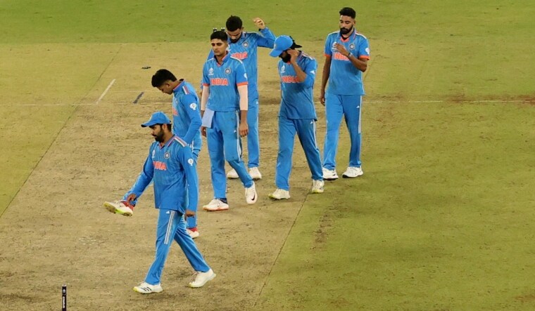 Team India after the ICC Cricket World Cup final | Reuters
