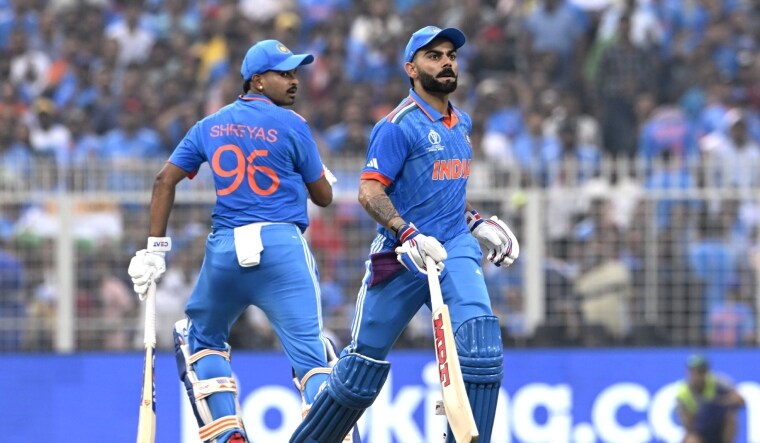 Shreyas Iyer and Virat Kohli of India in action against South Africa | Salil Ber