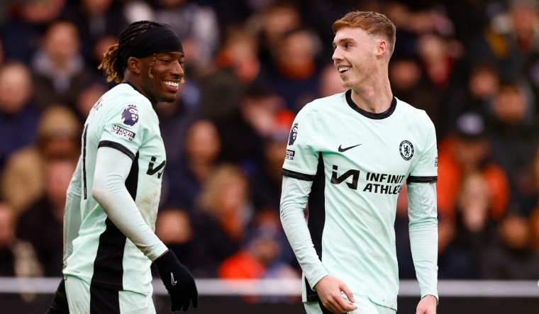Chelsea's Cole Palmer and Noni Madueke | Reuters