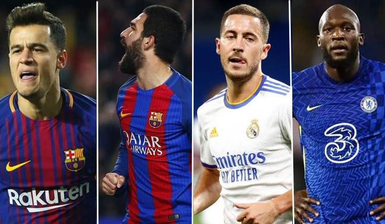 (From L-R) Philippe Coutinho, Arda Turan, Eden Hazard and Romelu Lukaku