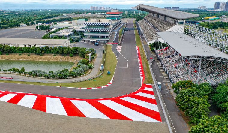 Track for the MotoGP Bharat that will be hosted at the Buddh International Circuit in Greater Noida from September 22 to 24 | PTI 