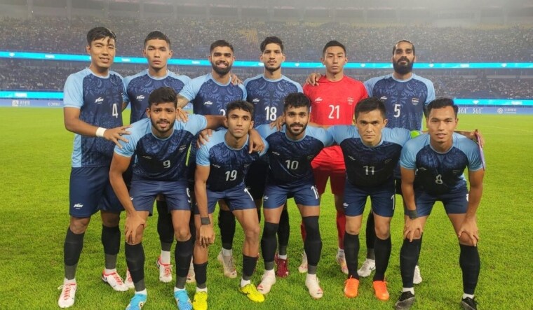 The Indian football team that took on Saudi Arabia | Twitter