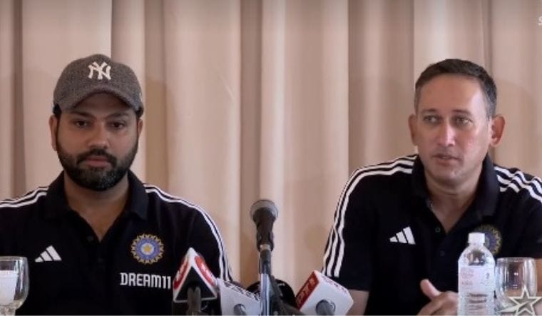 Rohit Sharma and Ajit Agarkar