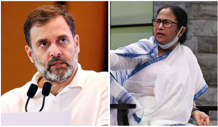 (File) Rahul Gandhi; Mamata Banerjee