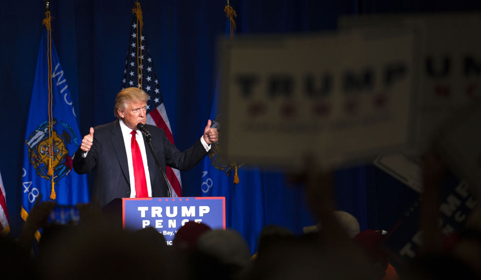 US-REPUBLICAN-PRESIDENTIAL-CANDIDATE-DONALD-TRUMP-HOLDS-RALLY-IN