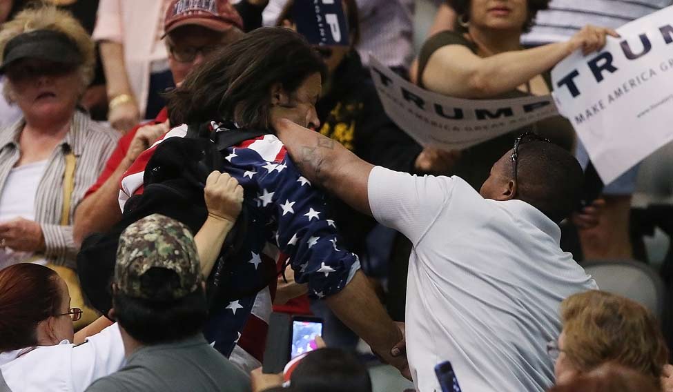 Trump-protestor-punched