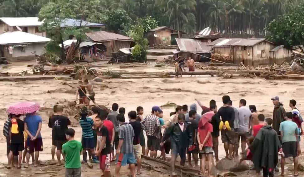 Nearly 90 dead in Philippine mudslides, flooding as storm hits