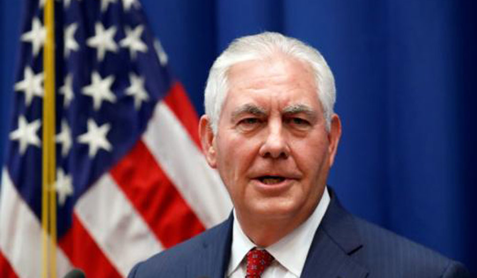 US Secretary of State Tillerson to visit Myanmar