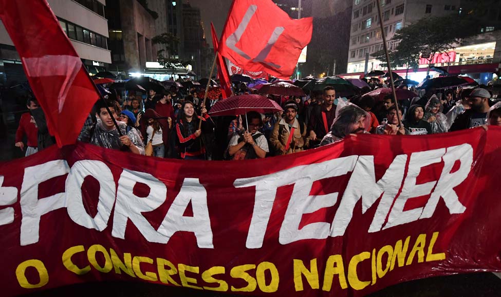 BRAZIL-CORRUPTION-TEMER-PROTEST