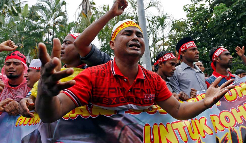 MYANMAR-ROHINGYA/PROTESTS-MALAYSIA