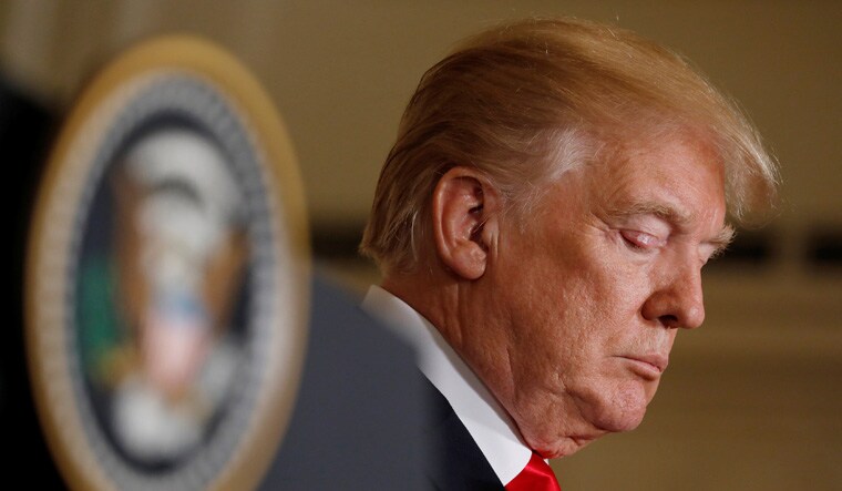(File) US President Donald Trump listens during a joint news conference at the White House | Reuters