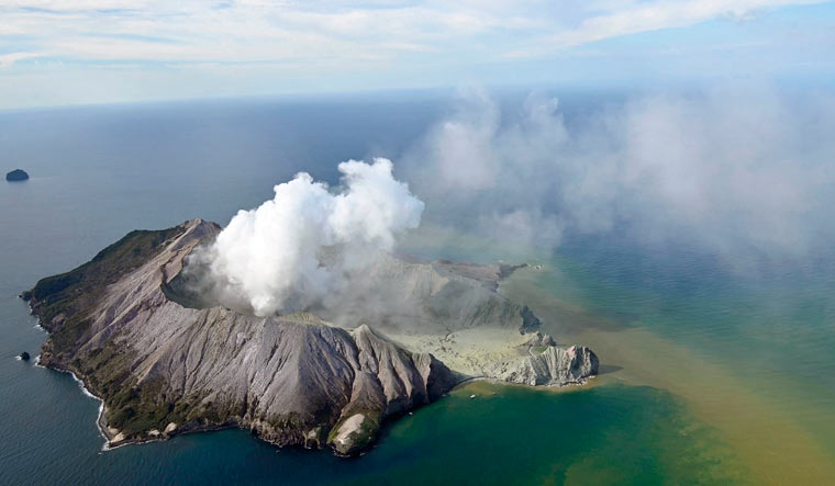 New Zealand Volcano Erupts