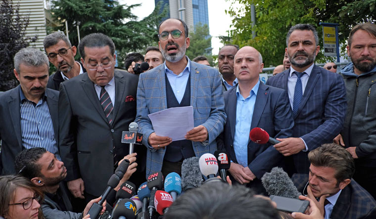 TURKEY-SAUDI-POLITICS-DIPLOMACY-INVESTIGATION-PRESSER