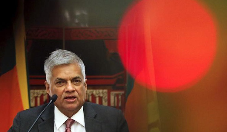 [File] Sacked Sri Lankan prime minister Ranil Wickremesinghe | Reuters