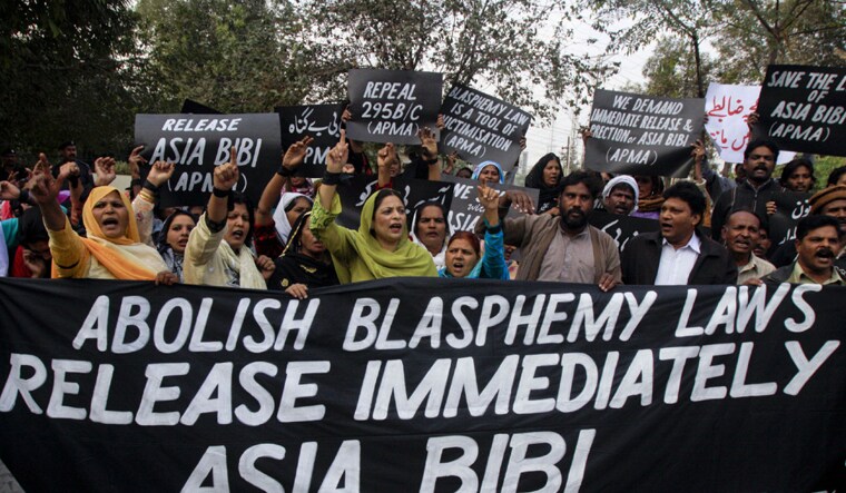 Asia Bibi was given capital punishment by a court in 2010 for passing derogatory remarks against Prophet Mohammed 