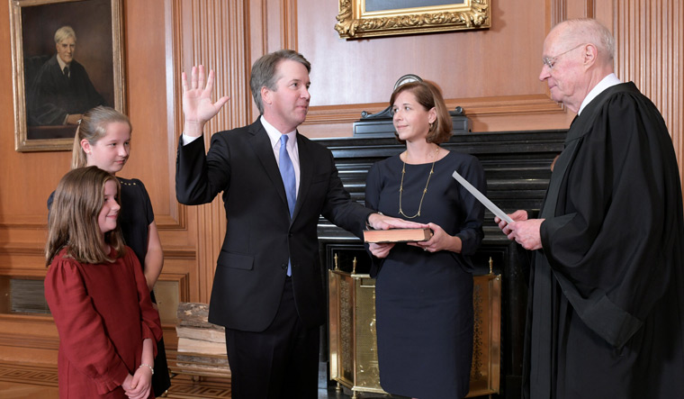 Kavanaugh sworn in as US Supreme Court Judge