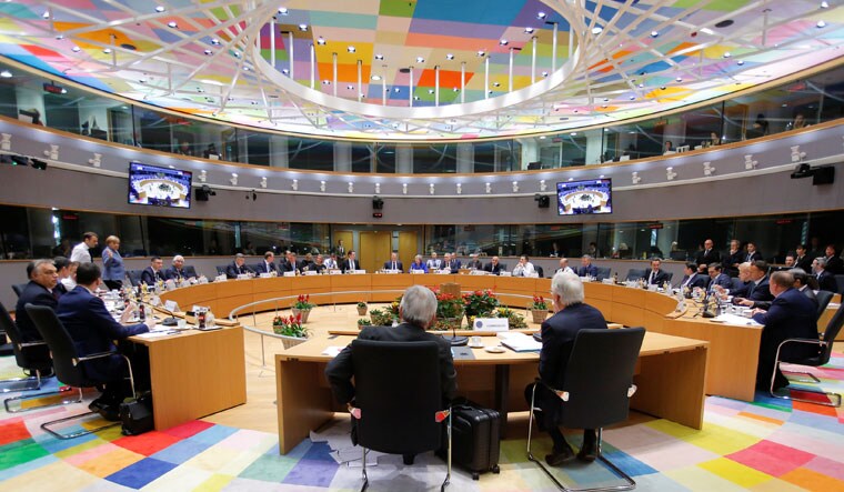 European Union Council meeting to finalise and formalise the Brexit agreement in Brussels, Belgium on Sunday | Reuters