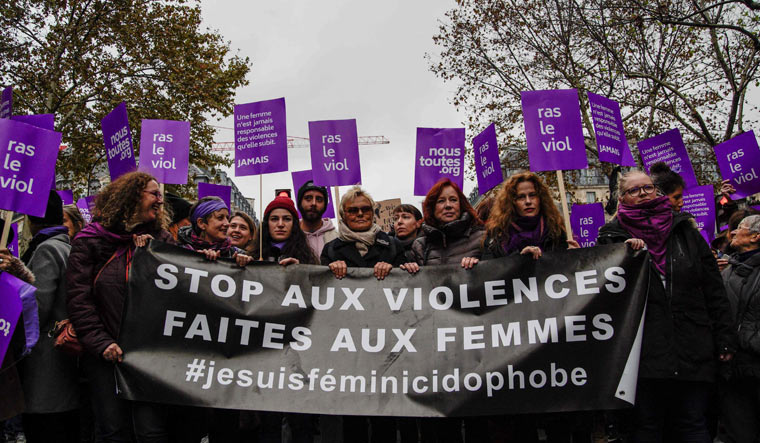Thousands across Europe protest in 'feminist tidal wave' against sexist violence
