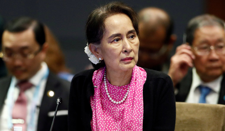 [File] Myanmar’s leader Aung San Suu Kyi | Reuters