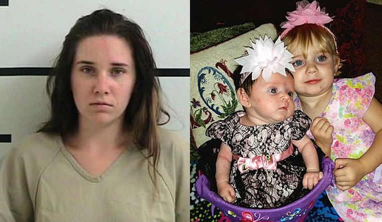 Amanda Kristene Hawkins (left) and two-year-old Addyson Overgard-Eddy and one-year-old Brynn Hawkins