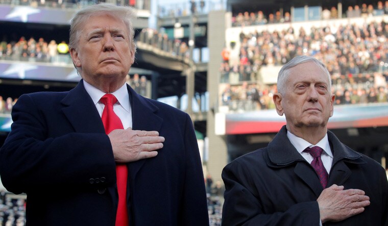 US President Donald Trump with Defense Secretary Jim Mattis | Reuters