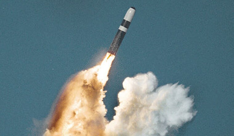A US Trident SLBM being fired | Wikipedia Commons