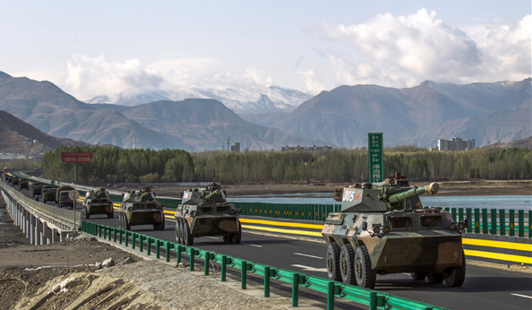 Chinese army tibet