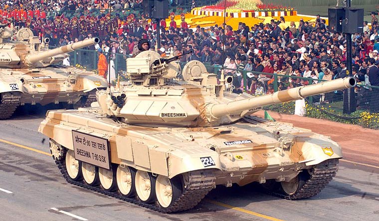 An Indian Army T-90 tank at the Republic Day parade | Wikimedia Commons