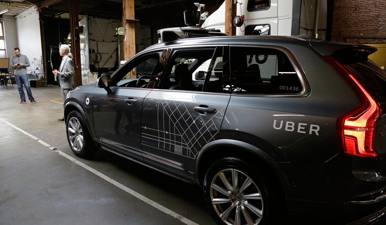[File] An Uber driverless car | AP