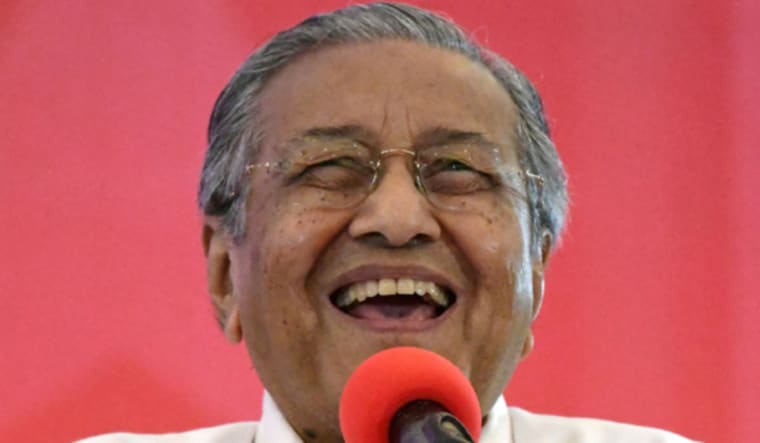 (FILES)  Malaysian prime minister and opposition's prime ministerial candidate Mahathir Mohamad | AFP