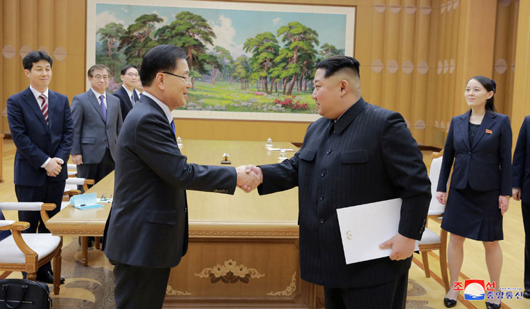 South Koreans Meet North Korean Leader Kim For Talks About Talks - The Week