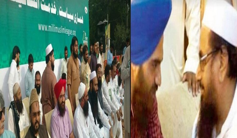 Photographic evidence has emerged that Pakistan based terror-outfits Jaish-e-Mohammad (JeM) and Jamaat-ud-Dawah (JuD) are backing Sikh militants with an aim to malign India, as LeT's chief Hafiz Saeed is seen with Sikh militant leader Gopal Singh Chawla in Lahore.